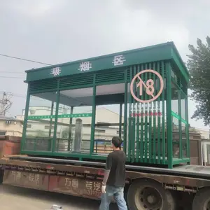 沈 阳户外便民服务亭 社区志愿者岗亭 钢结构多功能岗亭定做
