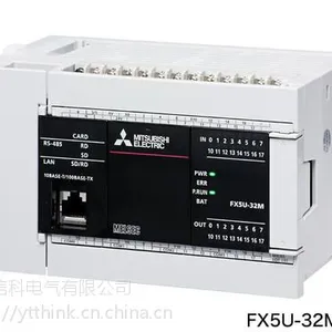 烟台三菱FX5U-64MT/ES PLC编程及远程下载程序