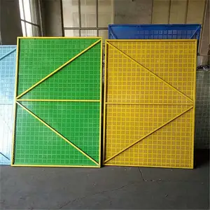 建筑外墙爬架 镀锌板冲孔喷塑外挂网