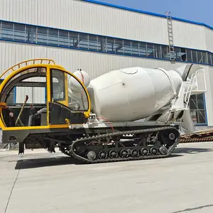 混凝土搅拌罐车 3方水泥运输罐车 久恒 履带式混凝土罐车