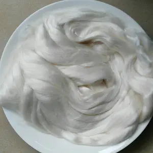 柞绵条 Tussah Silk Silver 特白