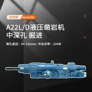A22L/D矿山用液压凿岩机深孔钻凿设备隧道掘进冲击钻机