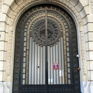 私人订制欧式古典庭院门 铁艺别墅门 纯手工锻打