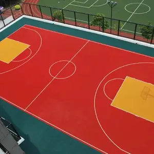 厂家新品促销彩色悬浮地板_篮球馆室外橡胶地垫_防滑悬浮地板_篮球场耐磨地面_悬浮地板篮球场_运动地板