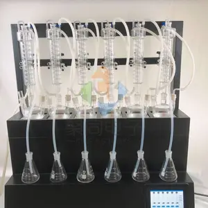 智能控温氟化物蒸馏仪JT-FZL6B自带蒸汽发生器