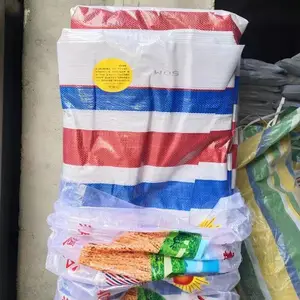 彩条布 PP复合材质 彩条三色布供应