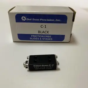 Del-Tron Precision微型直线滑轨C-1 BLACK滚珠滑块组件英寸