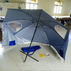 垂钓伞批发 防晒防雨防风钓鱼伞xian货销售 可定制生产 可印刷logo