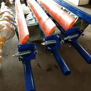 皮带机头部聚氨酯清扫器 200mm清煤器刀头 毛刷辊