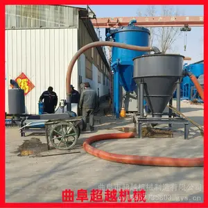 超越 水泥清罐气力吸料机 可以吸石头的负压清污泵 自吸粉煤灰装车机
