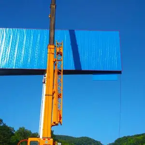 【齐齐哈尔千禧单立柱广告牌 户外擎天柱高炮广告制作安装工厂】
