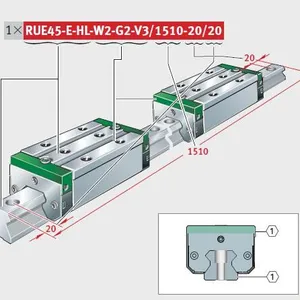 INA RWU45EHG2V3滚柱滑块,INA RWU45EHG2V3滚柱轴承现货供应