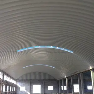 满足江浙地区沿海气候的新型拱形钢结构屋面