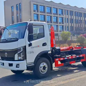 奥驰V3蓝牌13吨勾臂垃圾车 玉柴160马力发动机