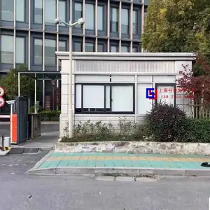 ***真石漆保安值班室 带厕所大型新中式成品岗亭 休息室门卫室户外 上海谷谊厂家