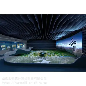 河北省石家庄市 沉浸式3d全息投影沙盘 风力发电沙盘模型 厂家供应 金码筑