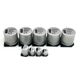 VT贴片铝电解电容1000UF35V 16*16.5MM 东莞创慧厂家直销RVT/UT/CS/CK系列铝电解电容器