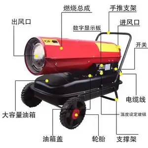 柴油取暖器 无转页无摇头设计 适用于30㎡及以上