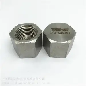 TENHEFLOW不锈钢水管塞子封头分内丝堵帽水龙头封口塞配件堵孔管帽闷头螺丝外丝