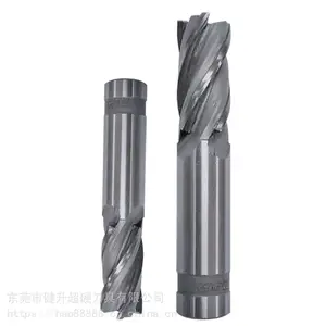 工厂直销健升AISA25-050焊刃式钨钢铣刀25直径50刃长镶合金立铣刀4刃25柄螺旋刃立式精铣刀