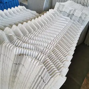 PVC冷却塔填料 淋水片玻璃钢逆流塔散热片 点波 S波1000*500mm