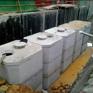 水泥蓄水池 钢筋混凝土沉淀池 预制化粪池厂销售