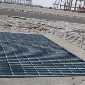 热浸镀锌桥梁走道钢格栅板 插接钢格板国标非标耐压镀锌网格板优众