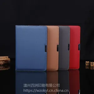 A5商务笔记本文具办公用品笔记本子记事本会议记录本皮面记事本子定制可印无线胶装