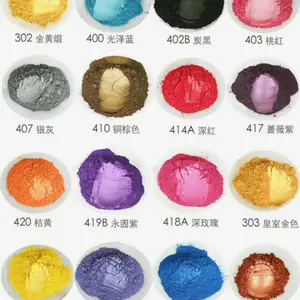 100克装彩色珍珠粉 珠光粉 云母粉工厂直接销售,产品质量好价格优品种多可用与涂料印花印刷彩绘描绘