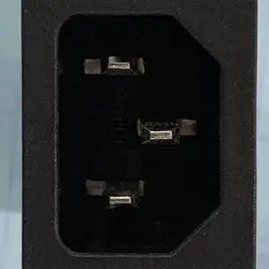 BEJ贝尔佳ST-A01-003JY三芯立式C14品字尾交流电源插座