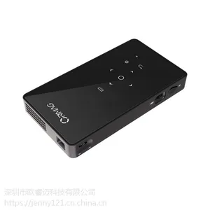 欧睿迈p8 精致小巧便于携带DLP投影技术安卓操作系统,双屏WiFi无线同屏内置电池长时续航