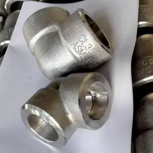 ��ͷ ELBOW 90�� CLASS 3000 ASTM A105 ASME B16.11