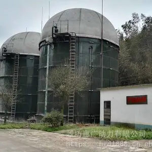 200方沼气工程双膜气柜 一体化双膜柔性储气柜 养殖场沼气柜