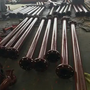 矿山输料系统衬胶管道 钢衬橡胶复合管生产厂