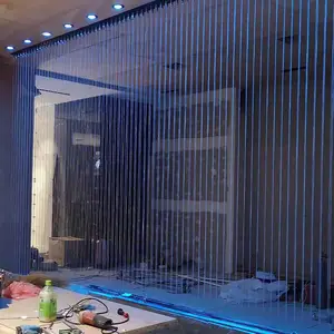 酒店拉线水帘_拉线水帘制作厂家|安装|施工-重庆博驰环境
