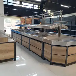 河源市九州货架水果架蔬菜架五谷杂粮架米架堆台架猪肉台