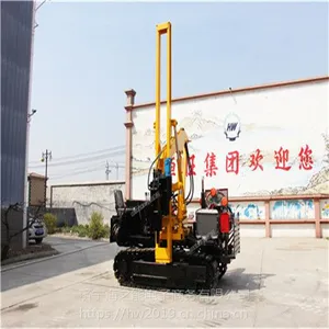 供应履带式打桩机公路护栏打桩济宁护栏打桩机厂家直销