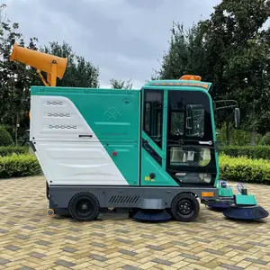 工业园区道路灰尘渣土砂石清扫车 四轮全能王三朋智能环保扫地车