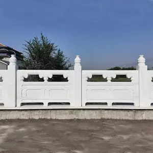 景区桥梁石栏杆定制-防护桥梁石护栏