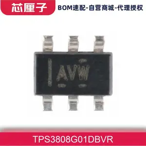 TI德州仪器 监控器 电源管理 PMIC芯片 TPS3808G01DBVR