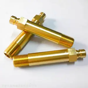快速铜水咀TJP252-75塑胶模具运水快插公接头美式DME标准五金