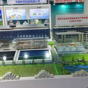 零碳甲醇生产基地沙盘 原料储运合成精馏配套沙盘 展馆招商展示