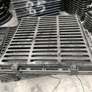 机动车道排水盖板-400*600双层翻盖铸铁篦子用途