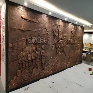 玻璃钢仿石雕塑人造砂岩雕像立体浮雕定制 源头厂家