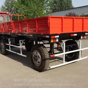 拖拉机牵引式农用拖车 青贮拖车 10吨拉粮食自卸拖车