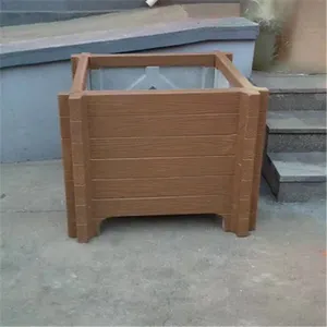 水泥仿木花箱 城市广场公园小区花盆 绿化带隔离成品组合式花槽