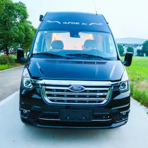 山西福特T7全顺旅居车V348 豪华内饰商务房车 航空座椅 后置厨卫 趣蜂B880PLUS