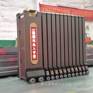 全国供应红门霍曼启功九鼎战将建星电动伸缩门厂家不锈钢智能遥控铝合金无轨电动门学校自动收缩大门