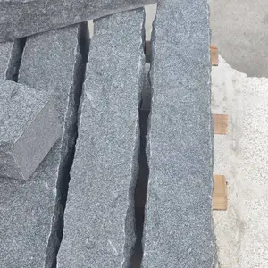 花园围边路沿石 长泰老矿/柬埔寨654中细花芝麻黑路沿石