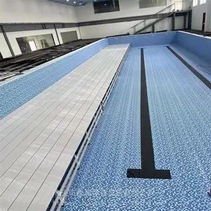 游泳池垫层厂家 可清洗泳池增高板 upvc泳池垫层价格